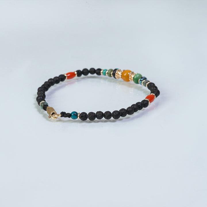 Lava & Amber bracelet