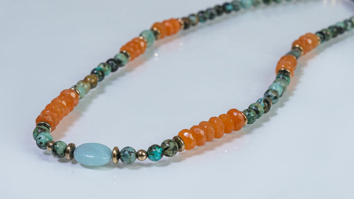 Sunset Mala Necklace