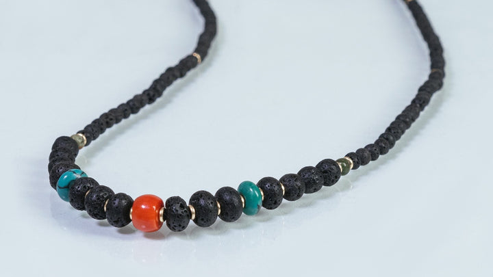 Lava Unisex Mala Necklace