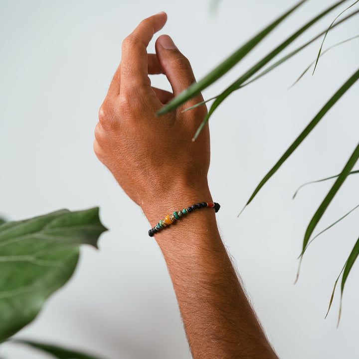 Lava & Amber bracelet