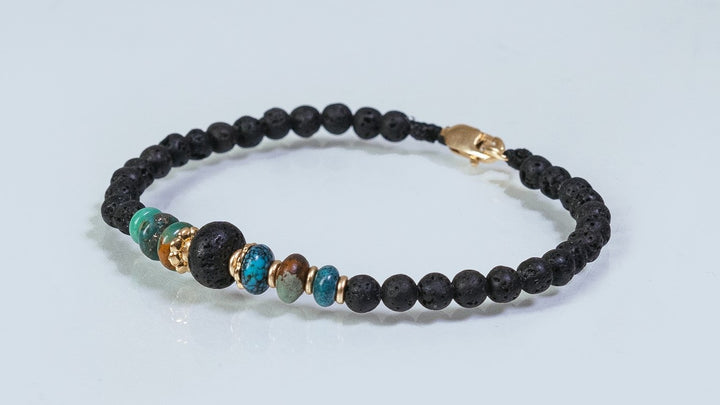 Lava & Turquoise Bracelet