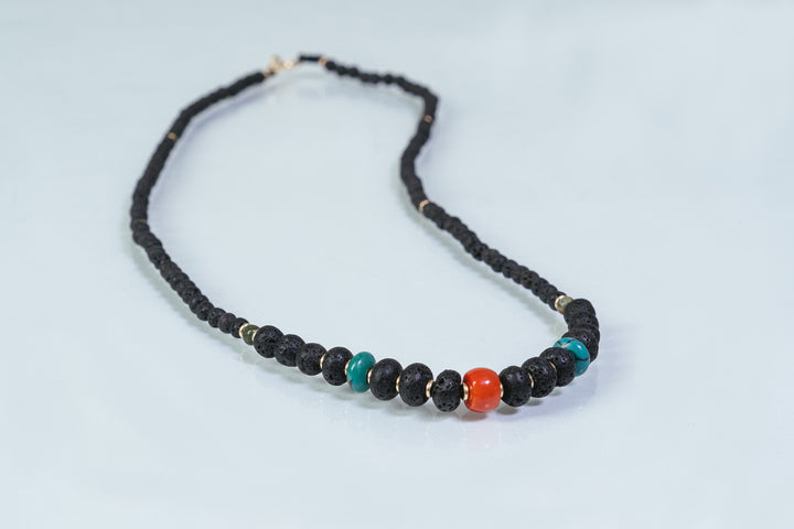 Lava Unisex Mala Necklace