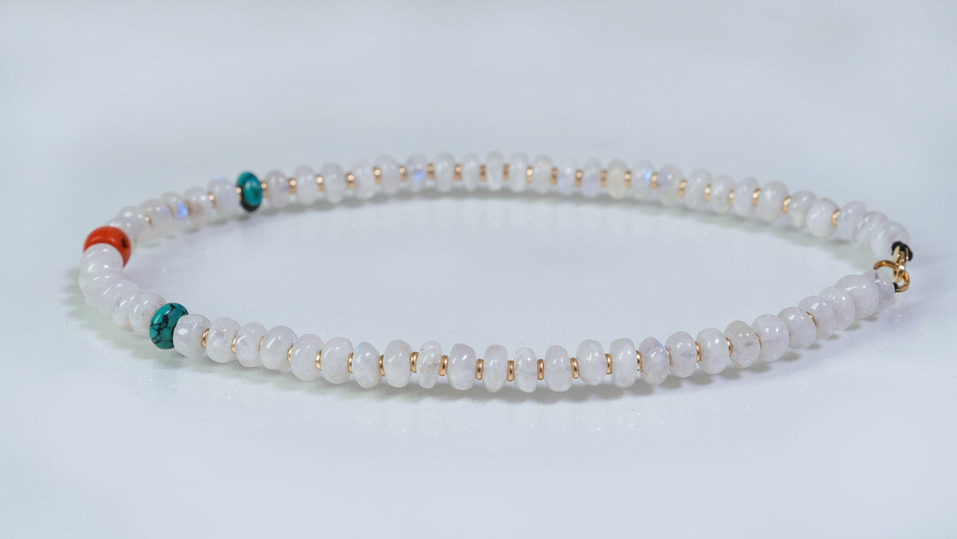 Moonstone Short Women's Necklace