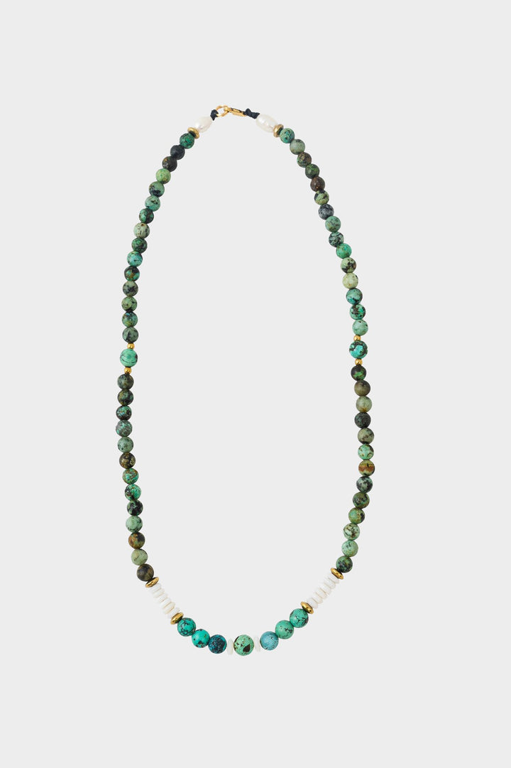 Maldives Turquoise Mala necklace